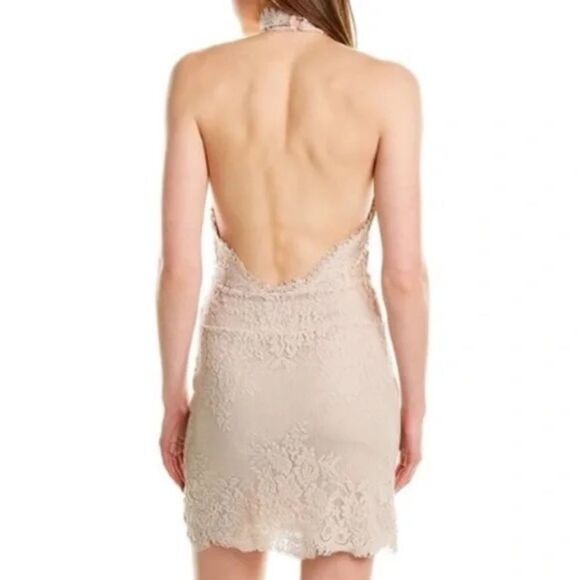 ✨ FREE PEOPLE Harper High Neck Halter Lace Dress✨ - Picture 5 of 14